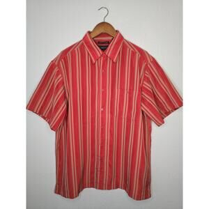 Short Sleeve Red Shirt Pocket L Luxury Microfiber R&R Casual Summer Button Up